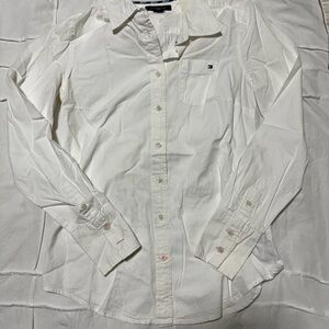 Women’s Tommy Hilfiger White Casual Button Down Shirt